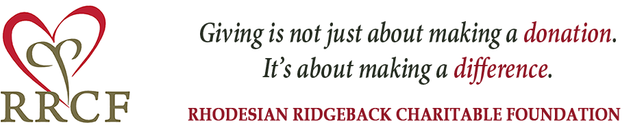 Rhodesian Ridgeback Charitable Foundation